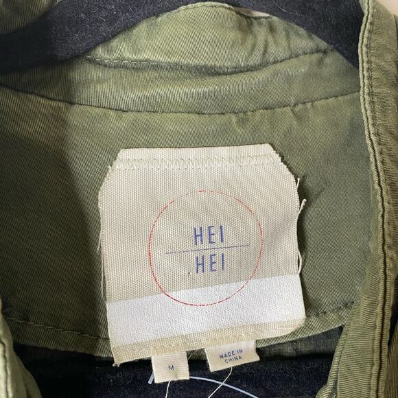 Anthropologie Hei Hei Anorak Military Utility Chore Coat Jacket - Picture 4 of 8